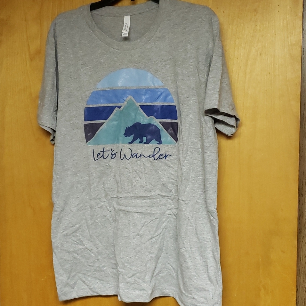 Hello Pink "Let's Wander" L tshirt